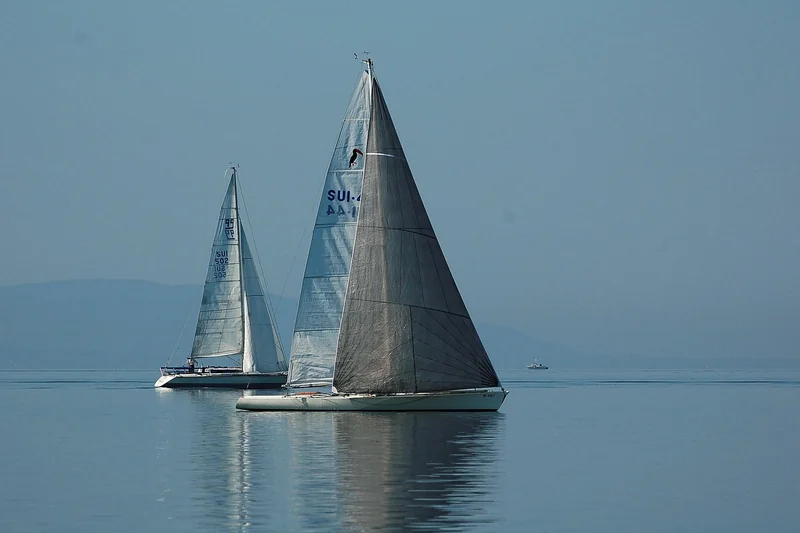 Lac Léman au coucher du soleil